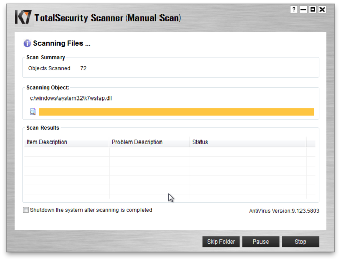 k7 total security setup download